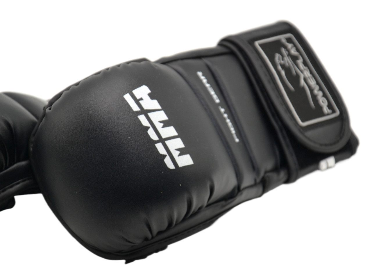Рукавиці для MMA PowerPlay 3026 Чорні S, фото №10