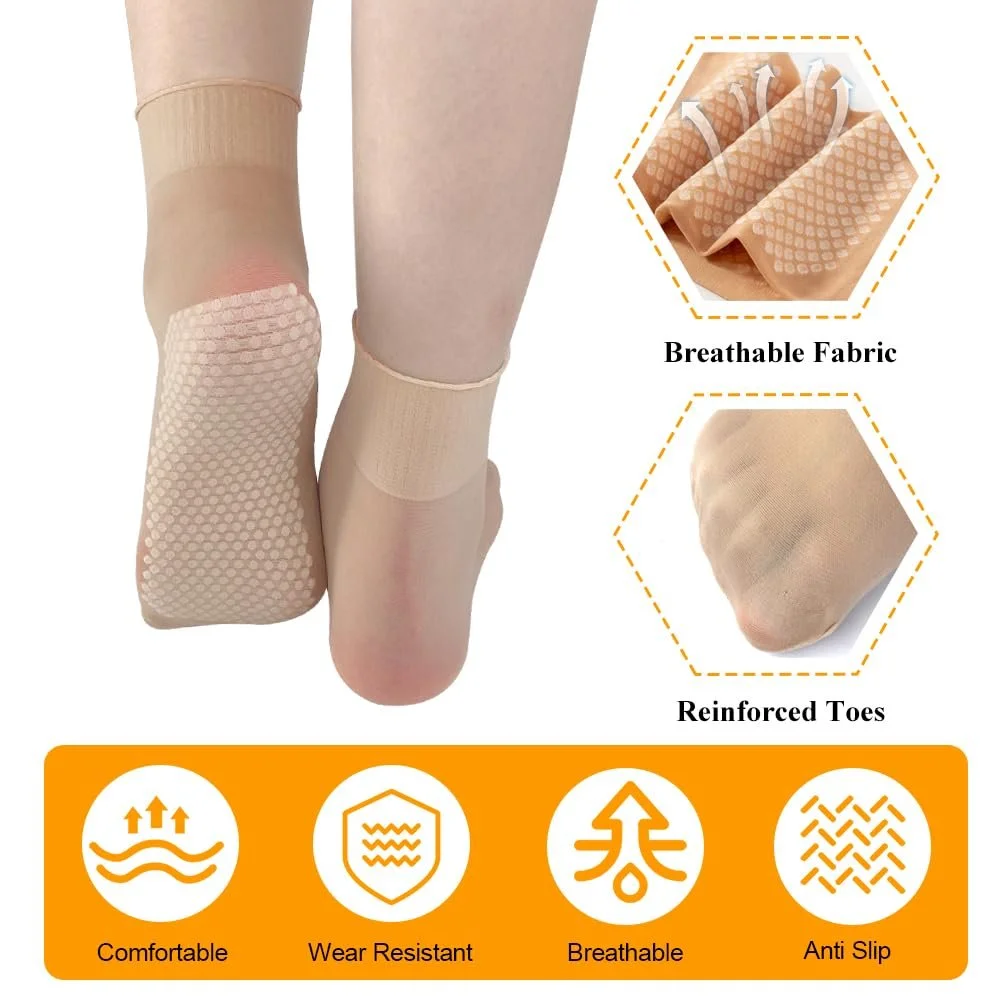 Жіночі нейлонові панчохи Nude, розмір 37-40, 6 пар, фото №5 Жіночі нейлонові панчохи Nude, розмір 37-40, 6 пар, фото №5