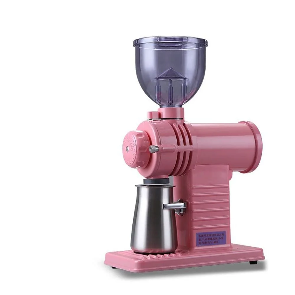 Электрическая кофемолка Conical Grinder с 10 уровнями помола Розовый, фото №1