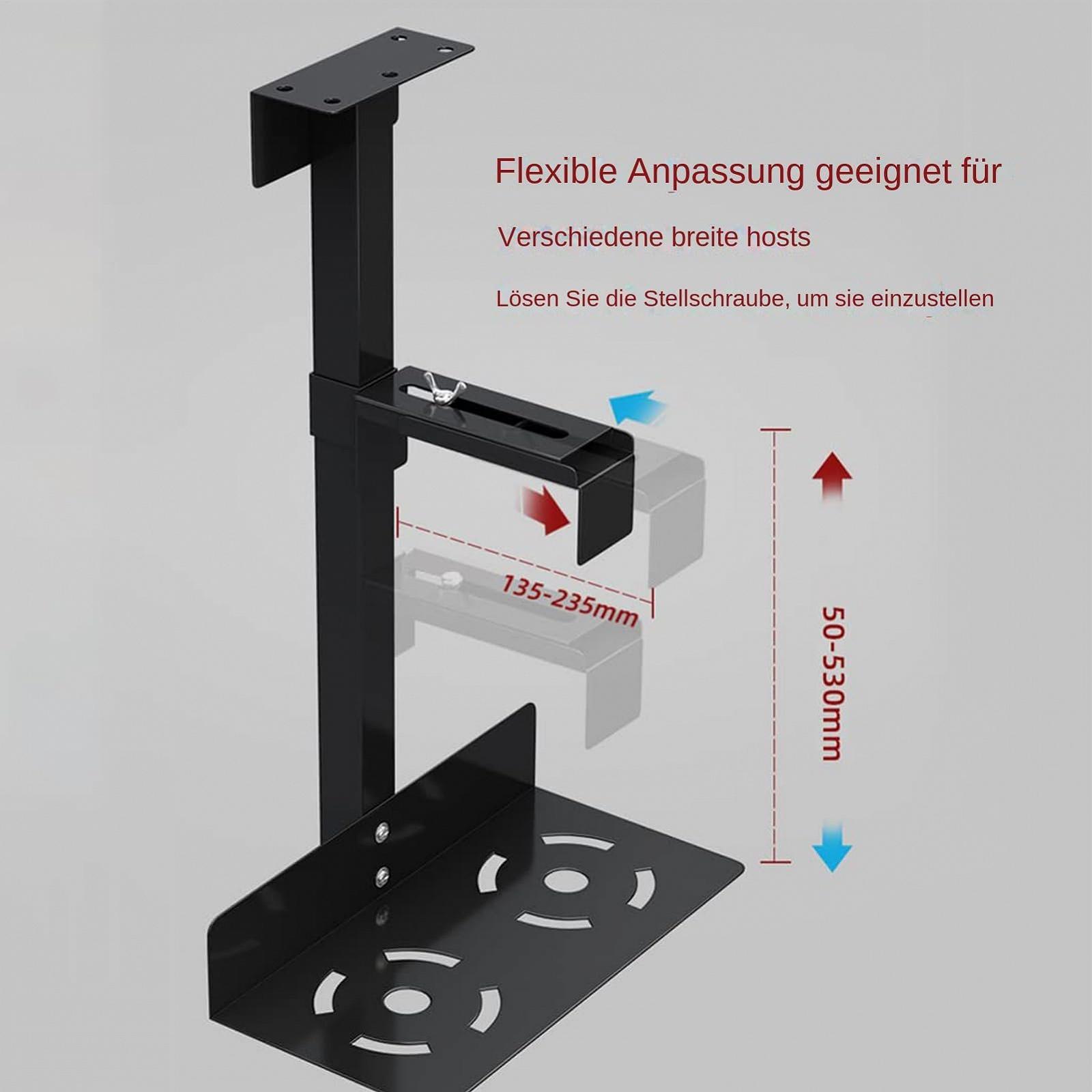 Тримач для ПК Під стіл Підвісний для комп'ютера Економія місця Обертовий і регульований по висоті, фото №7