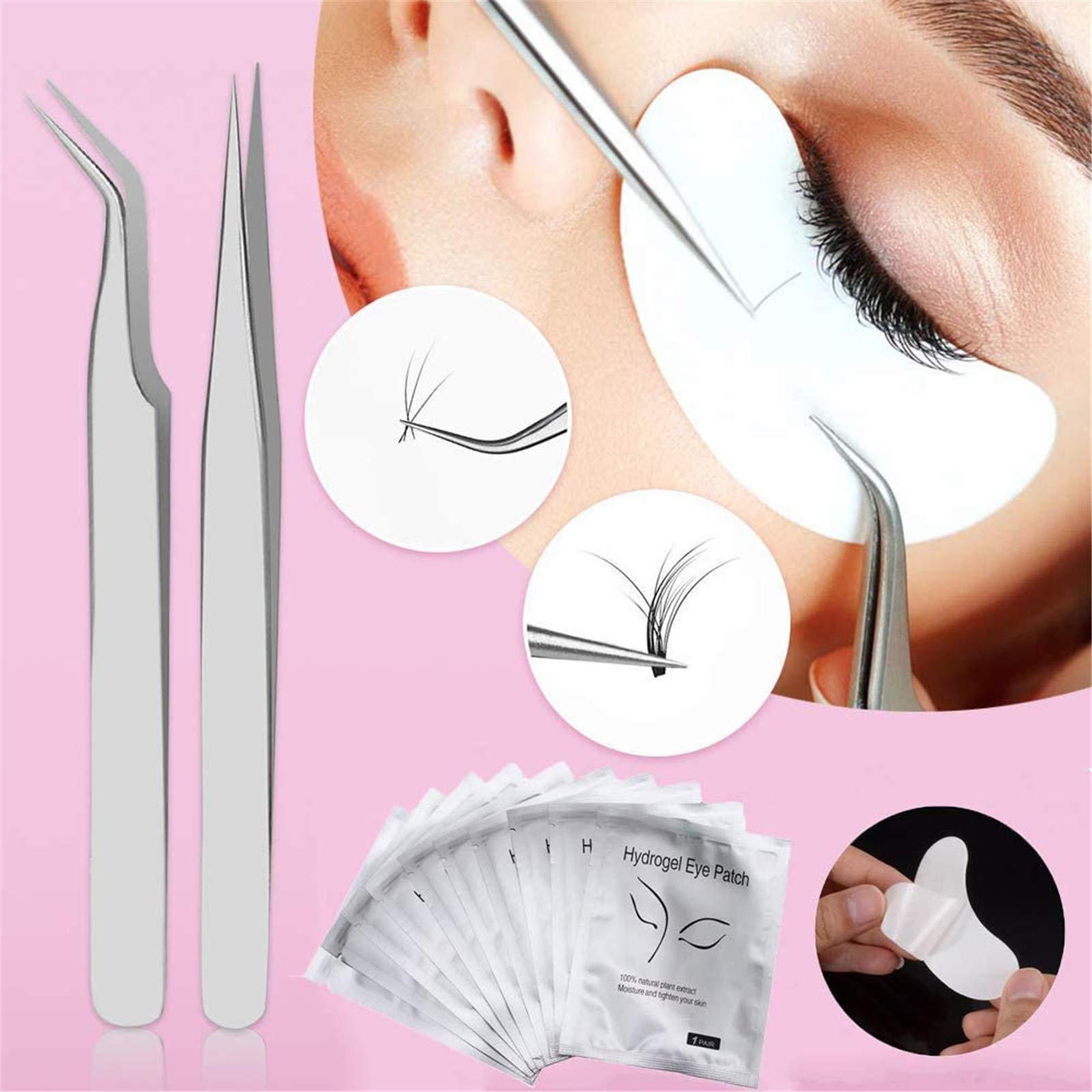 Набор TwoWin Eyelash Extension Training Kit Professional Natural Makeup Practice Accessory, фото №5