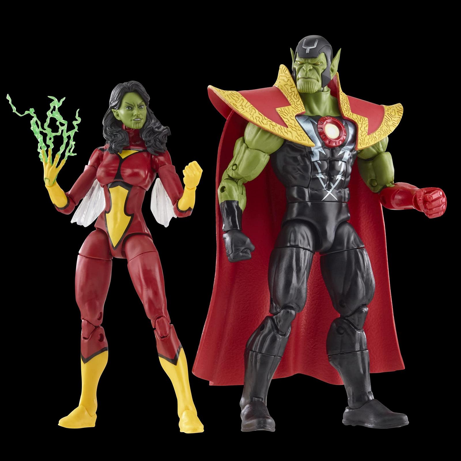 Фігурки Marvel Hasbro Legends Series Королева Скруллів та Супер-Скрулл, Avengers 60th Anniversary, 15 см, фото №7