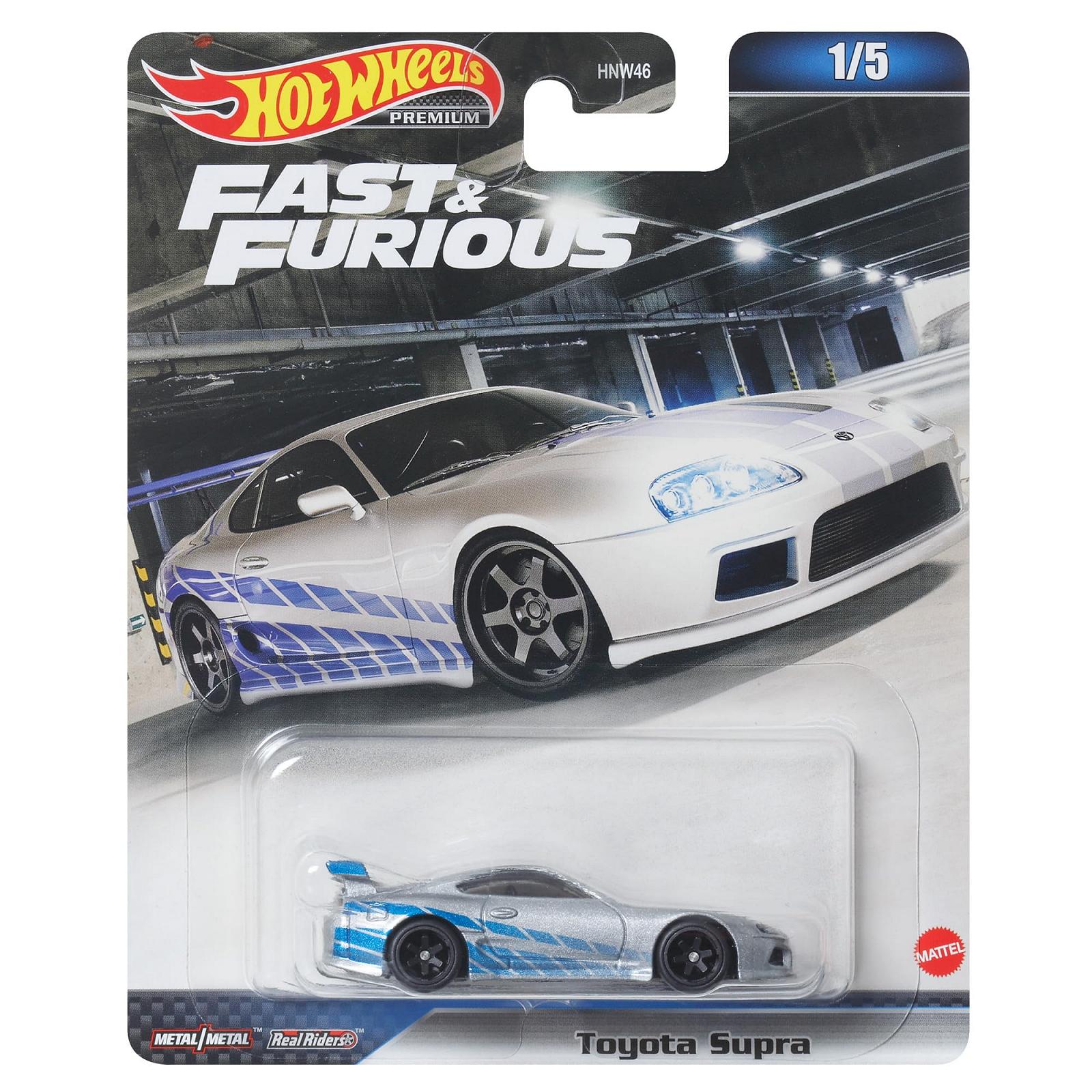 Автомобиль Hot Wheels Fast and Furious DieCast Model Car Toyota Supra HKD25 - Масштаб 1/64 Длина 7см, фото №1