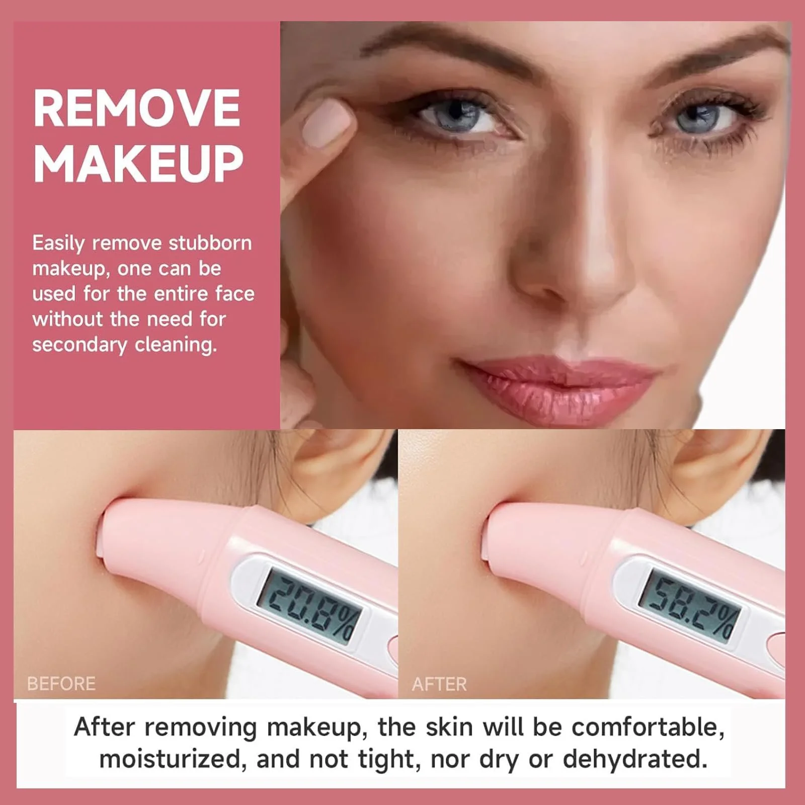 Маска-стик Глина Rose Clay для глубокой очистки пор, для сияющей кожи, контроль жирности, сужение пор и увлажнение, фото №4