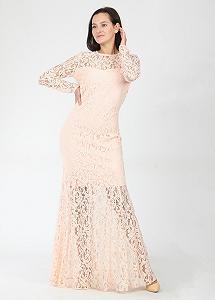 Платье Enna Levoni M Пудровый (ND-3057-Powder) synthetic.ua - Фото 1