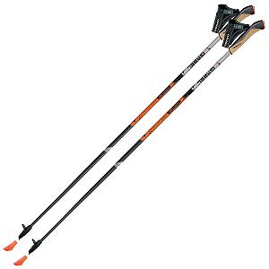 Палки для скандинавской ходьбы Gabel X-1.35 Active Knife Black/Orange 115 7008361151150 - Фото 1