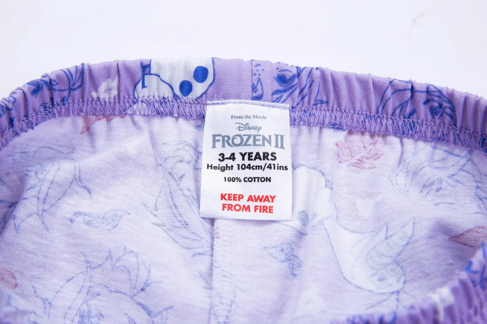 Піжама Disney Frozen II Літня Anna Elsa Olaf для дівчат, фото №6 Піжама Disney Frozen II Літня Anna Elsa Olaf для дівчат, фото №6