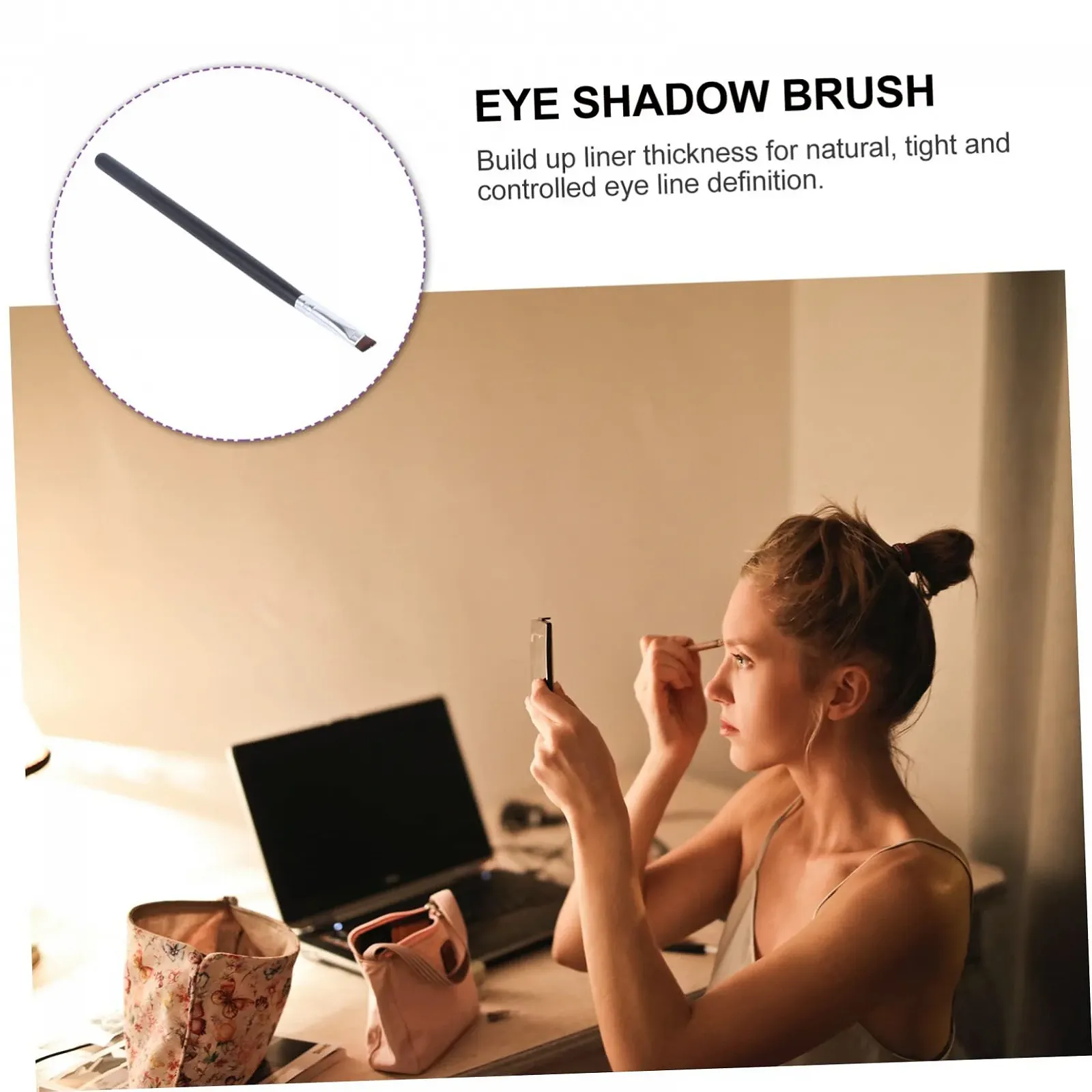 Пензлі для брів скошений, фото №3