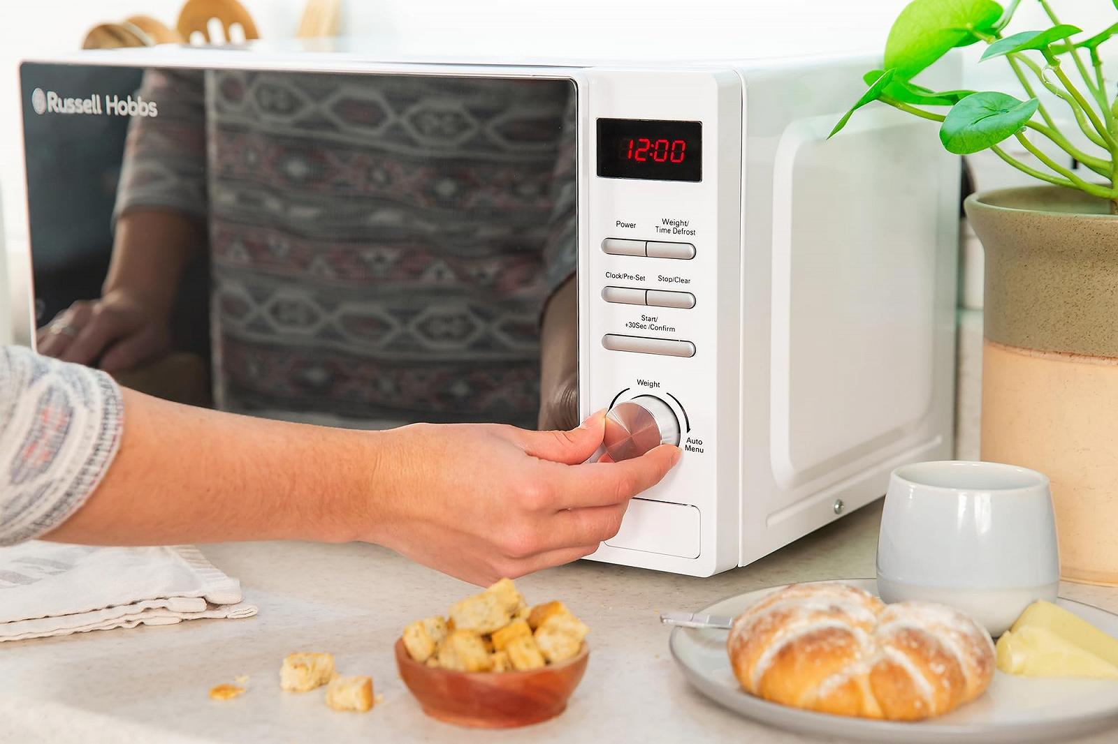 Микроволновая печь Solo Russell Hobbs RHM2079A 20 л 800 Вт Авторазморозка Белая, фото №5 Микроволновая печь Solo Russell Hobbs RHM2079A 20 л 800 Вт Авторазморозка Белая, фото №5