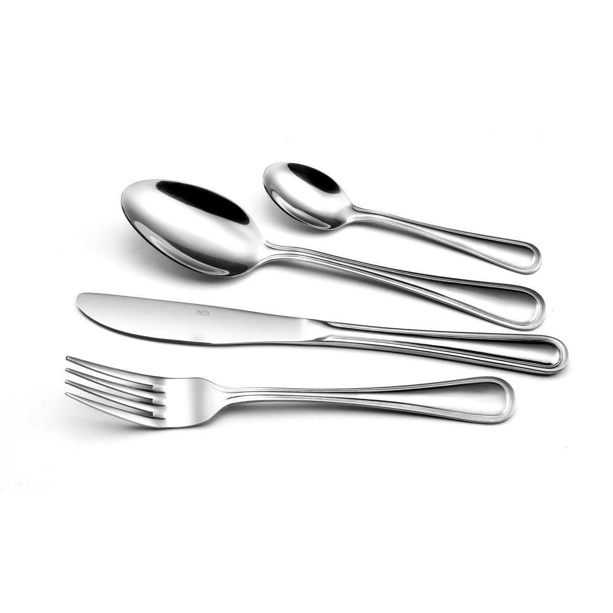 Набор столовых приборов Amefa Héléna на 6 персон, 24 предмета, полированная нержавеющая сталь, фото №2 Набор столовых приборов Amefa Héléna на 6 персон, 24 предмета, полированная нержавеющая сталь, фото №2