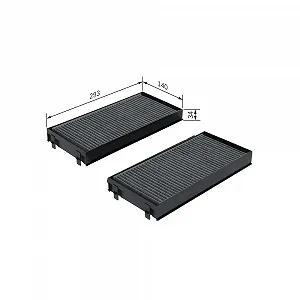 Фільтр салону BOSCH 1 987 432 419 для BMW - Фото 1