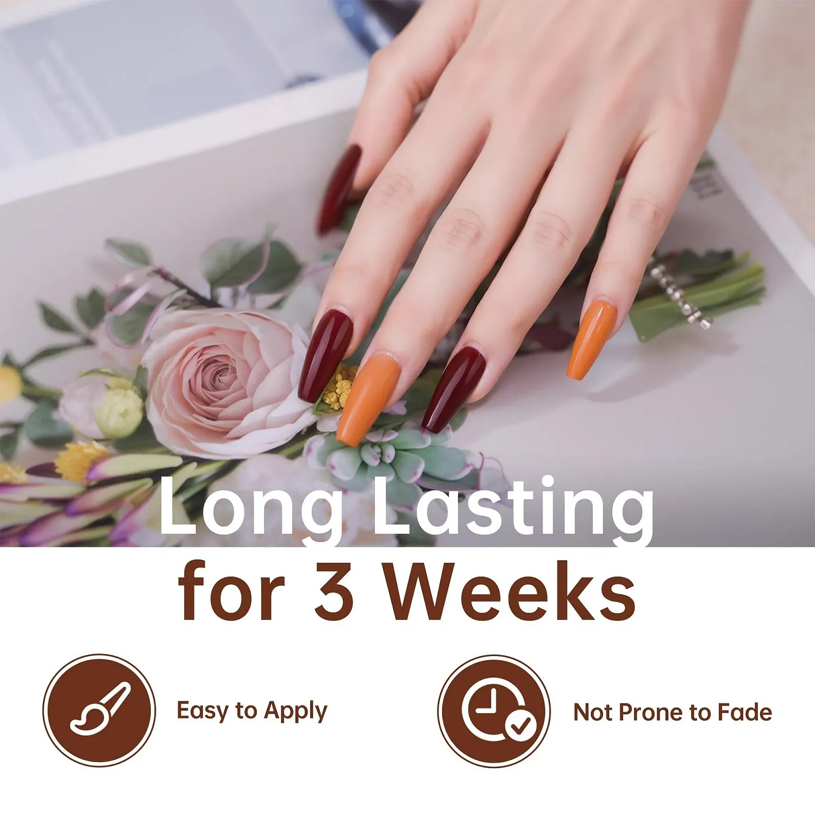 Гель-лак Beauty7 Macaron Прозрачный 6 цветов, фото №4