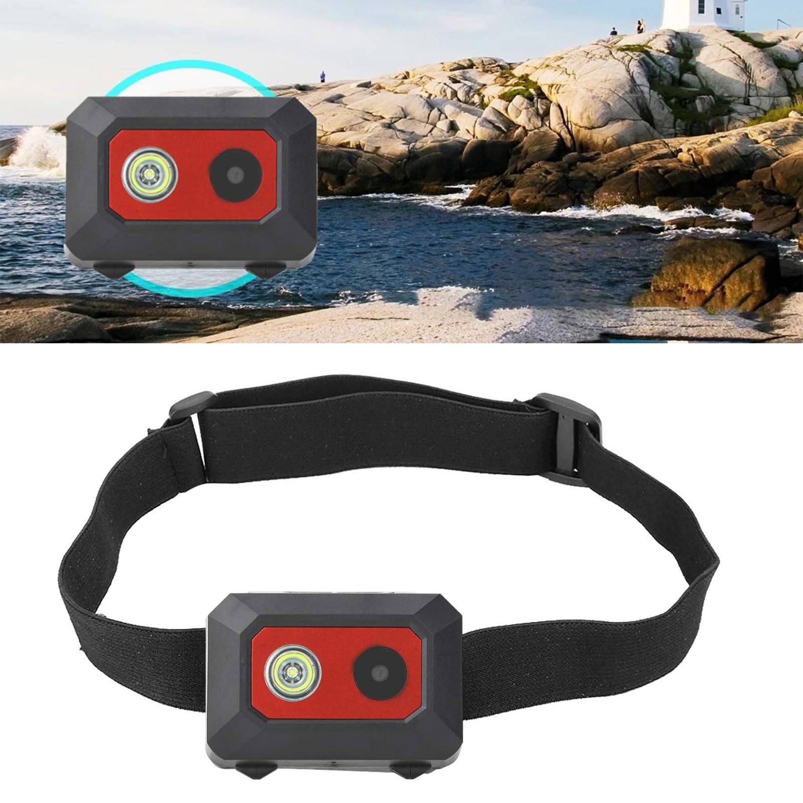 Камера SPONGL F18 Outdoor Head Mount с LED подсветкой до 32GB SOS Card, фото №2