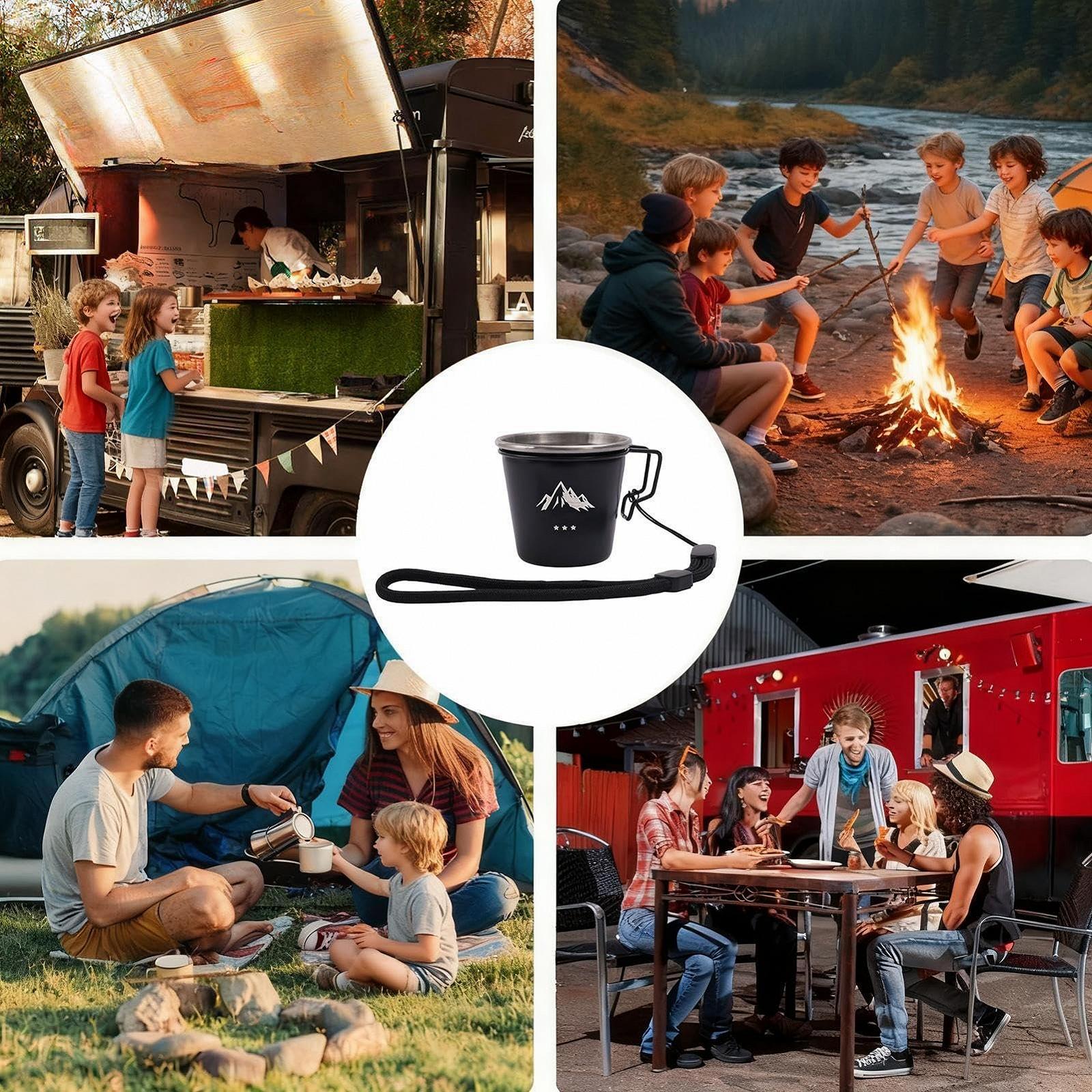 Маленькие кофейные чашки с брелоком из нержавеющей стали, можно мыть в посудомоечной машине, металлические чашки, фото №4 Маленькие кофейные чашки с брелоком из нержавеющей стали, можно мыть в посудомоечной машине, металлические чашки, фото №4