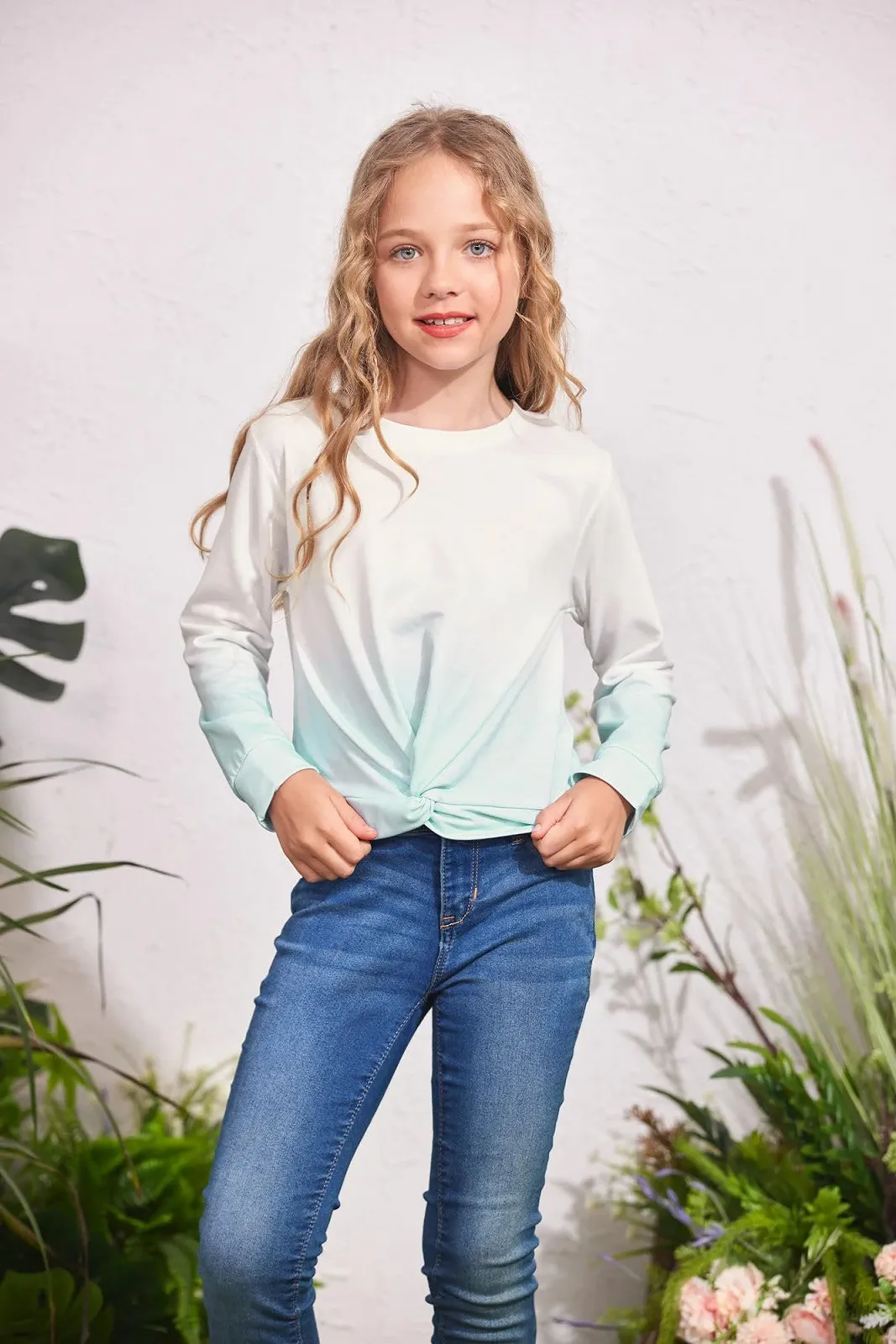 Світшот Arshiner для дівчат, з довгими рукавами, легка спортивна кофта, фото №4