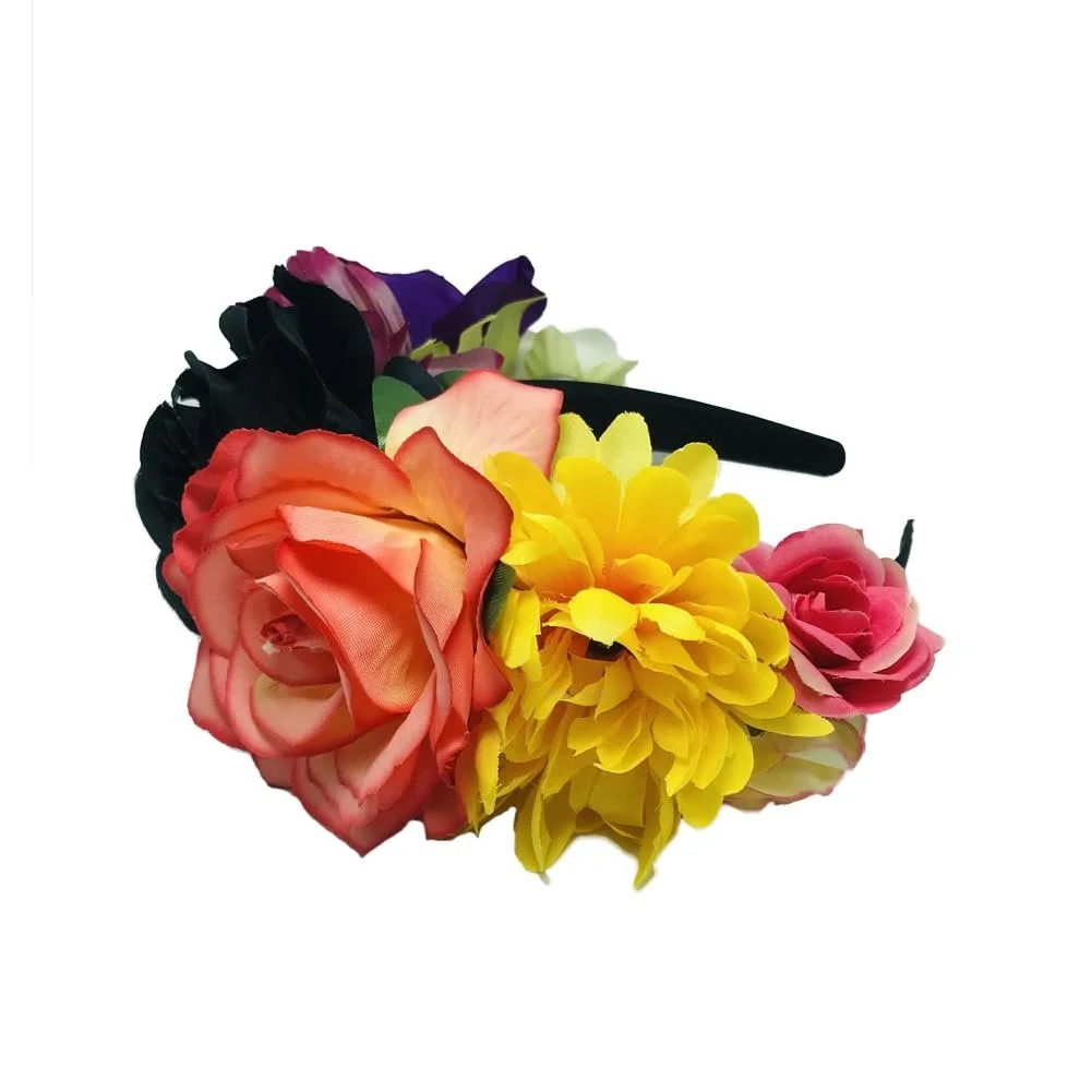 Обруч для волосся Квітка мексиканської троянди, фото №8