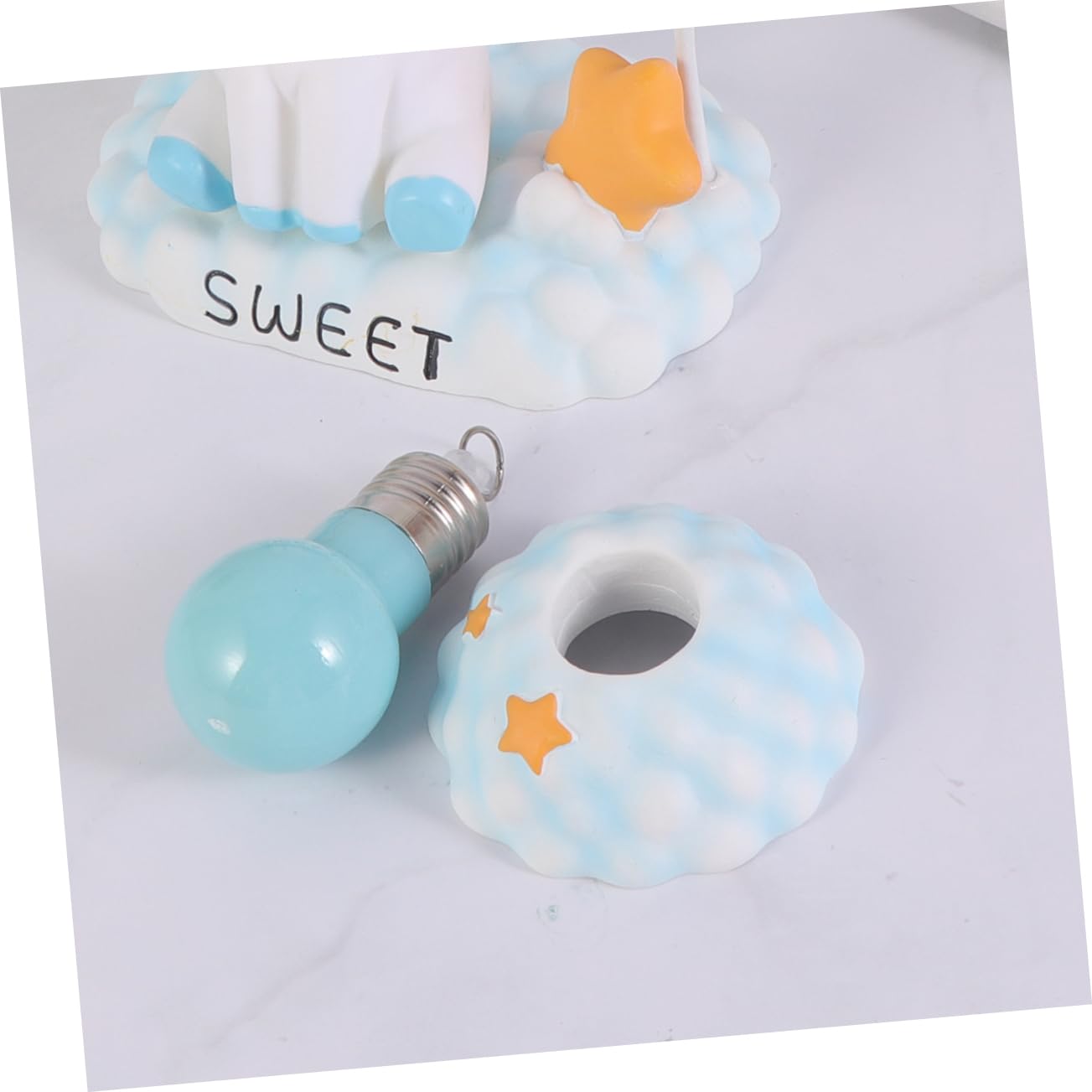 Светильник Housoutil Настольный Ночничок Декоративный Светильник Декоративный Ночник Сердце Девочки Детский Авто Зарядка, фото №4