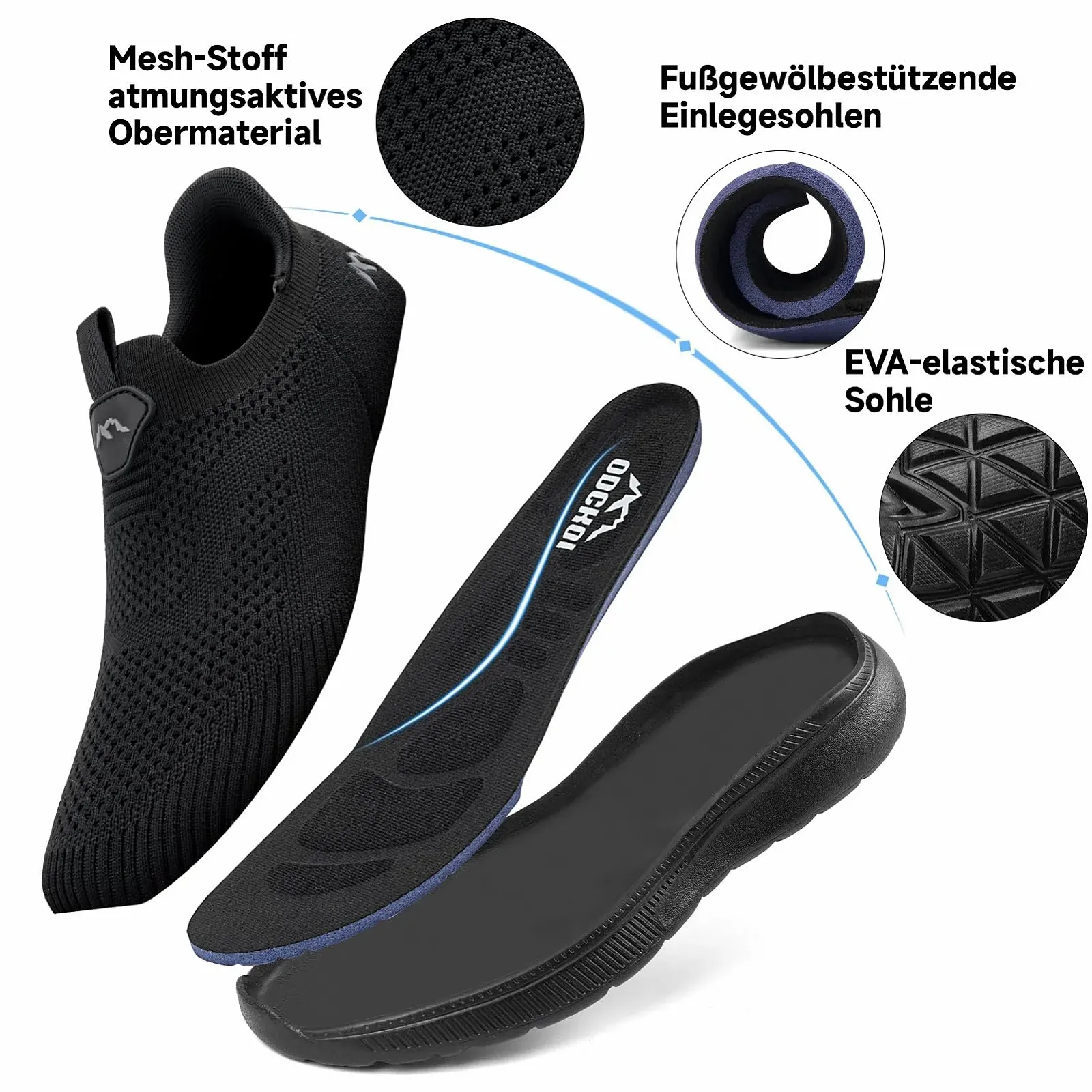 Кросівки ODCKOI Без шнурків, фото №3 Кросівки ODCKOI Без шнурків, фото №3