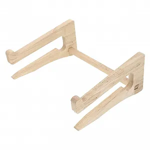 Підставка для ноутбука Lurrose дерев'яна регульована по висоті для охолодження та практичного зберігання для дому та офісу - Фото 1