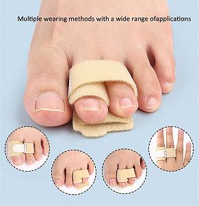 Випрямляч для молоткоподібних пальців Регульований випрямляч для зламаних пальців з алюмінієвою пластиною synthetic.ua - Фото 1