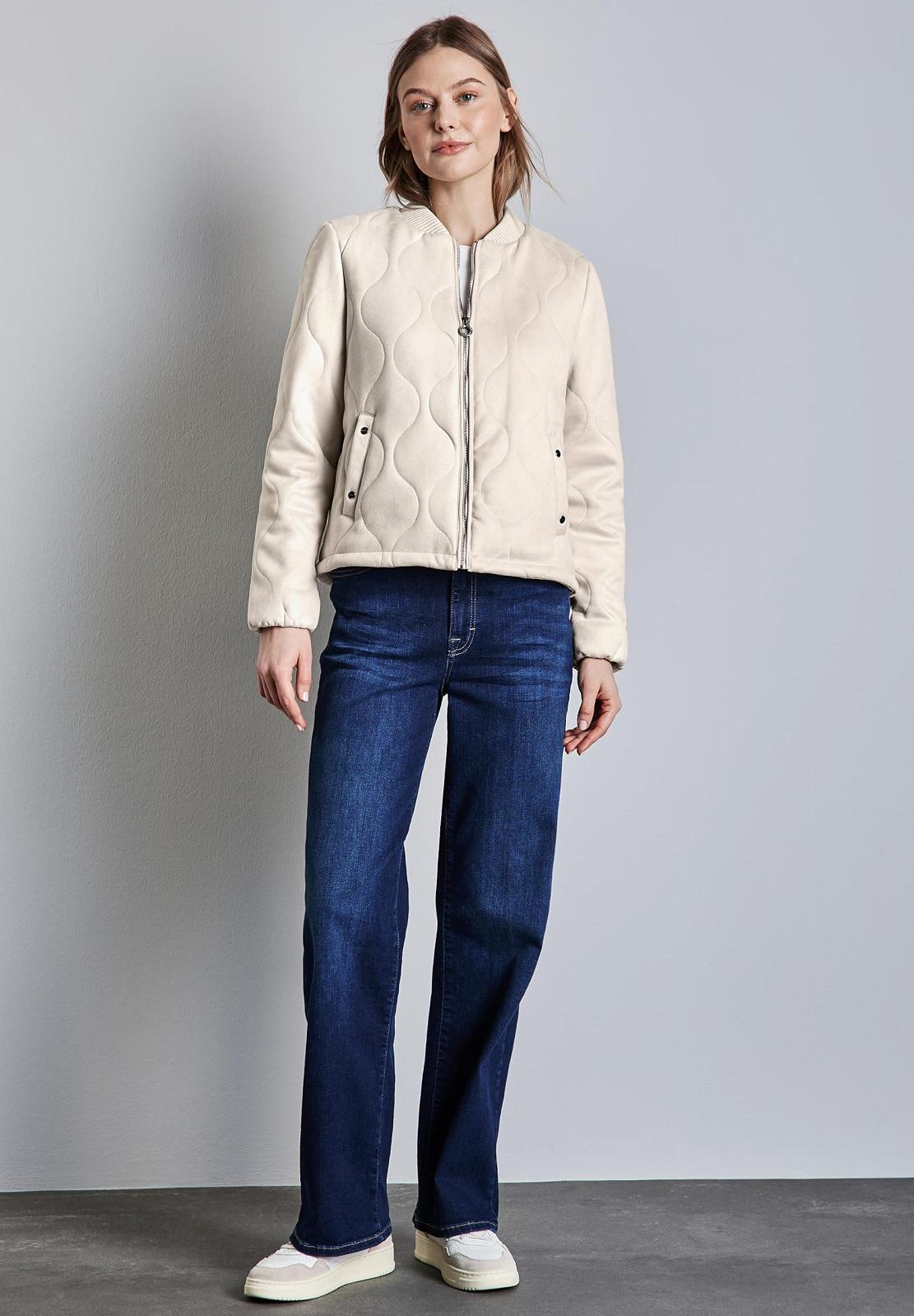 Куртка Street One стеганая велюровая женская, фото №6