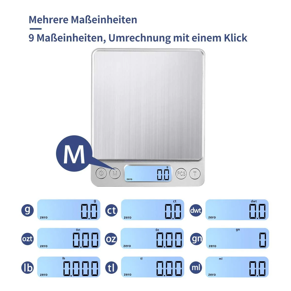 Цифрові кухонні ваги USB Charging 3 кг / 0.1 г High Precision Stainless Steel, фото №3 Цифрові кухонні ваги USB Charging 3 кг / 0.1 г High Precision Stainless Steel, фото №3