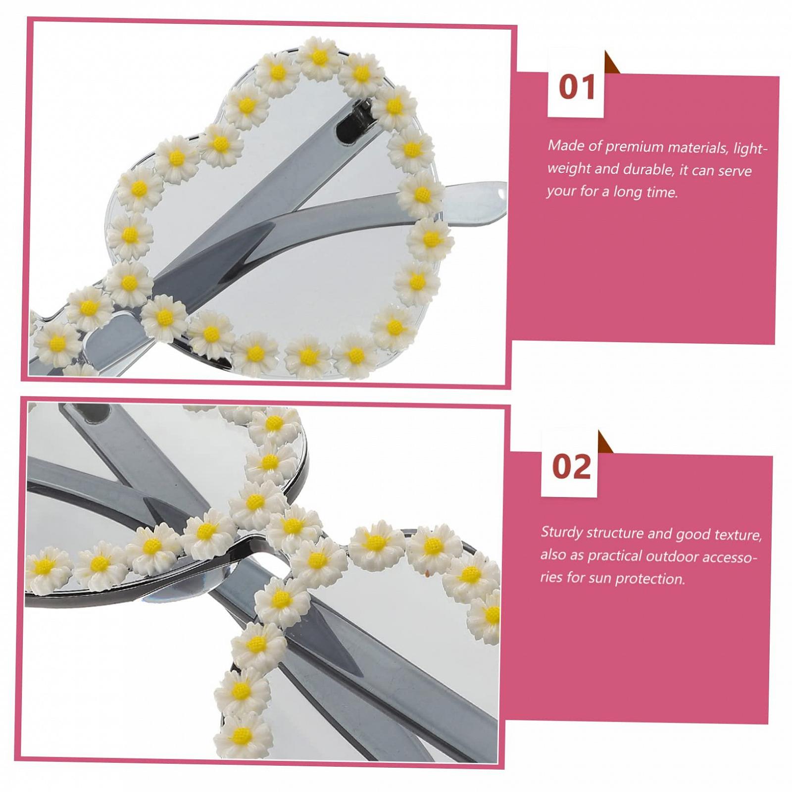 Сонцезахисні окуляри Серце VALICLUD Cерцеподібні Рожеві, фото №9