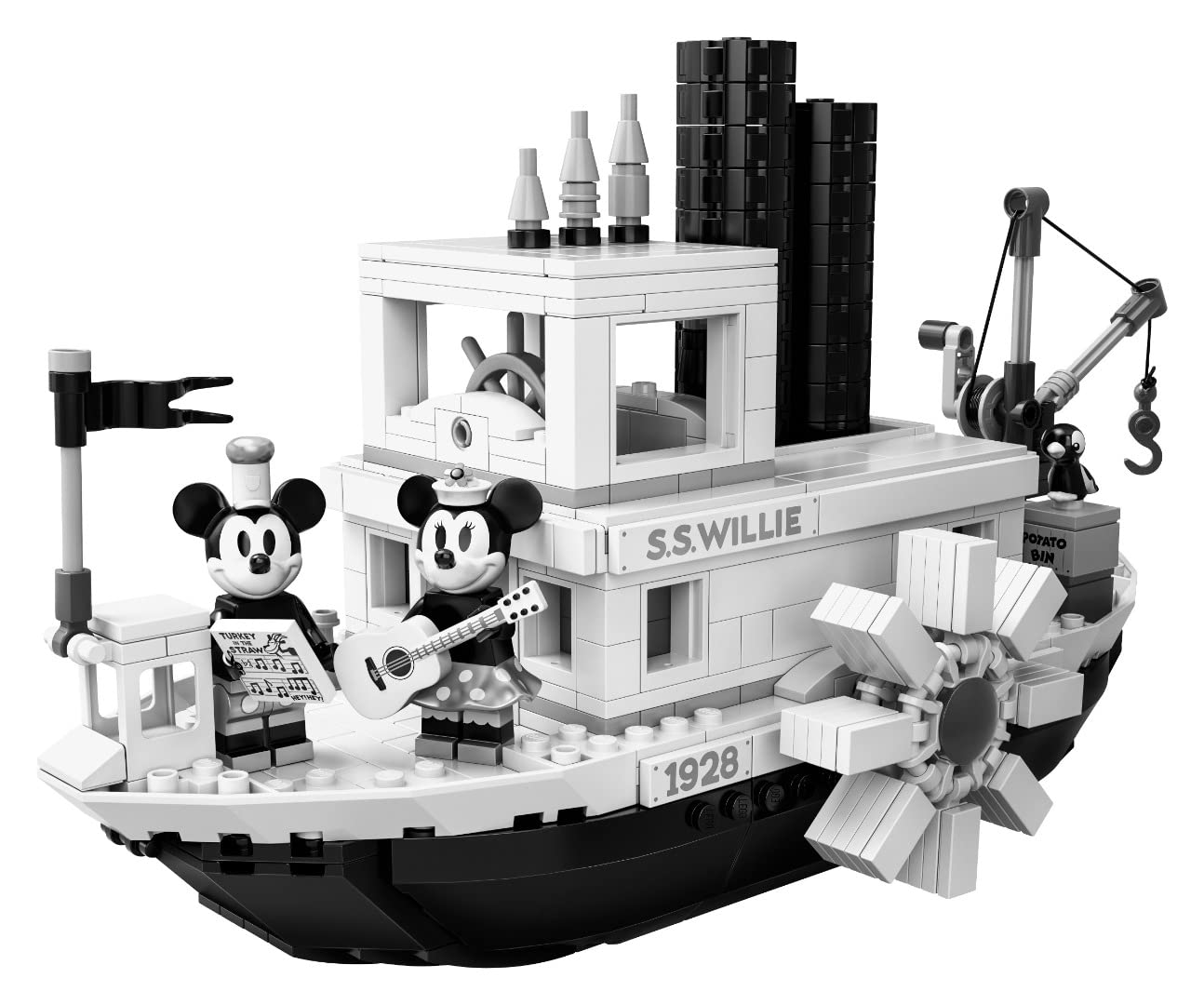 Конструктор LEGO Ideas 21317 Disney Steamboat Willie (751 деталей), фото №4