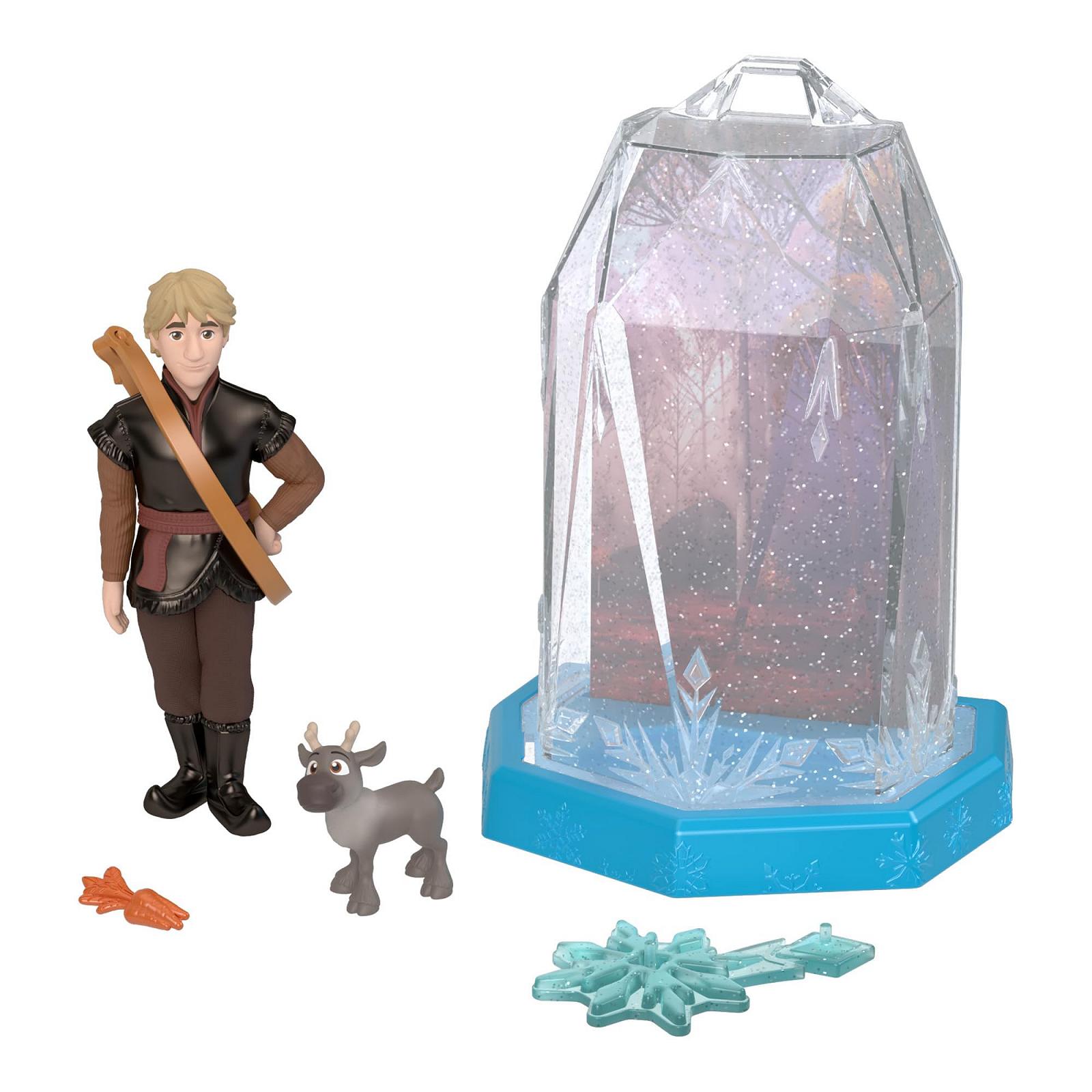 Лялька Mattel Disney Frozen Small Doll Set Ice Reveal з 1 лялькою, льодовим гелем та 6 сюрпризами, включно з фігуркою друга та аксесуарами, фото №5