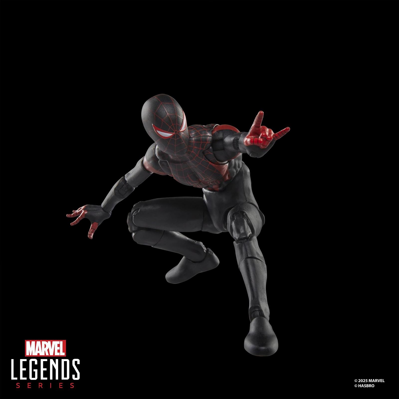 Фигурка Человек-паук Майлз Моралес Marvel Legends Series Ultimate, Черный, фото №9