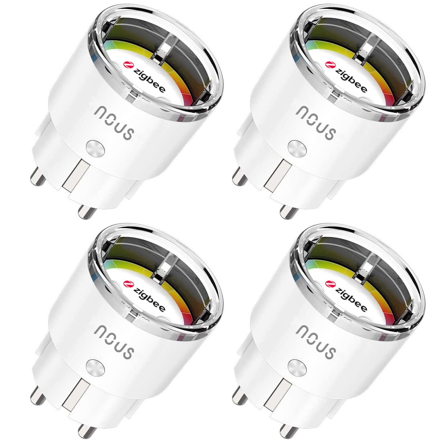 Набор умных розеток NOUS A1Z ZigBee Socke (4 шт.) Белый, фото №1