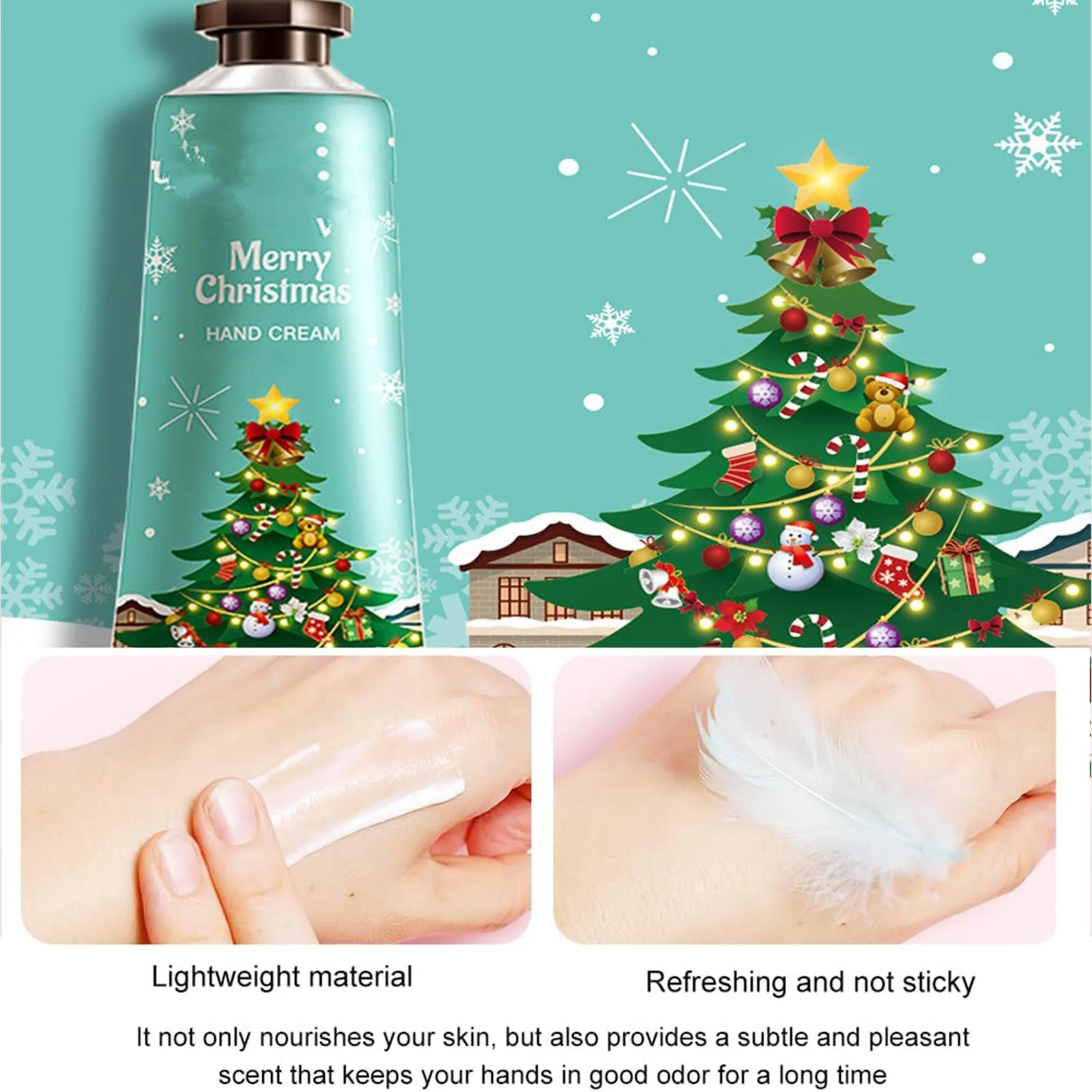 Набір Різдвяних Кремів для Рук, 5 шт, фото №3
