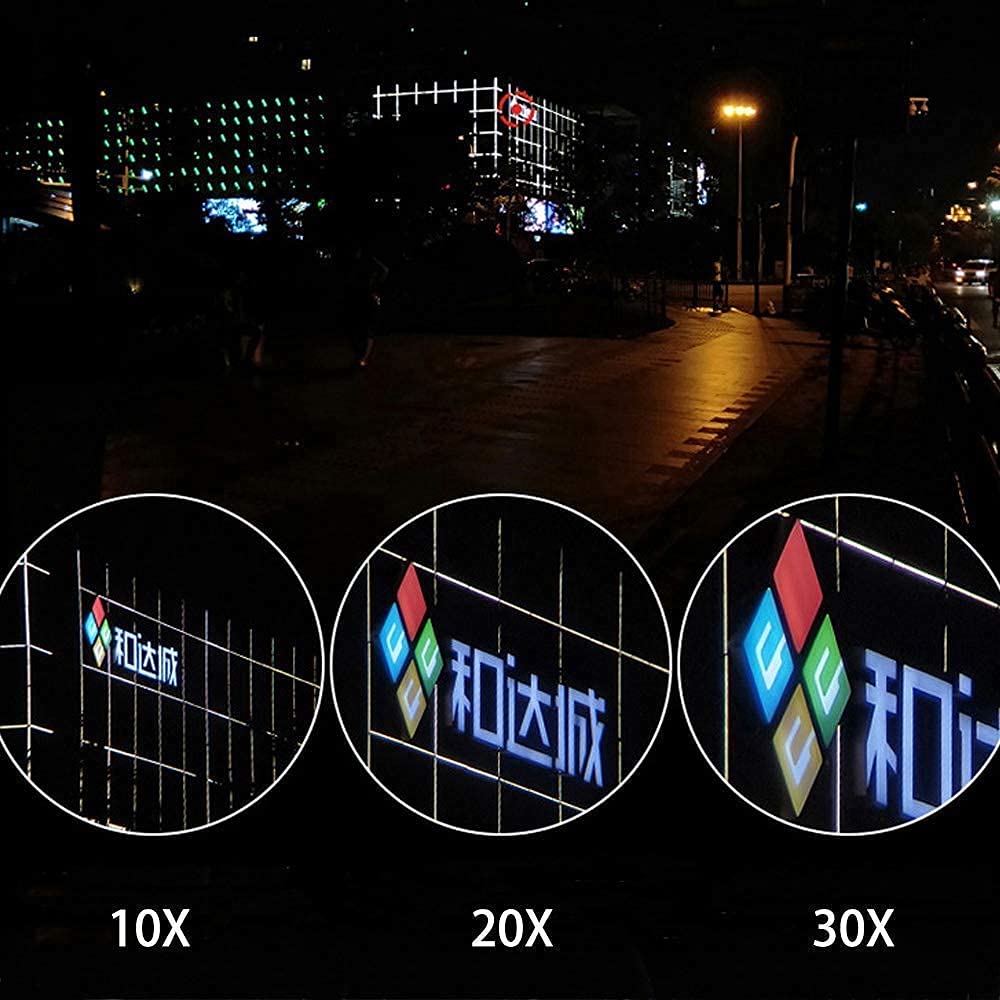 Монокуляр-телескоп 10-30x42 HD Zoom Bak4 Prism FMC-объектив Водонепроницаемый Компактный со смартфон-адаптером и штативом черно-серый, фото №3