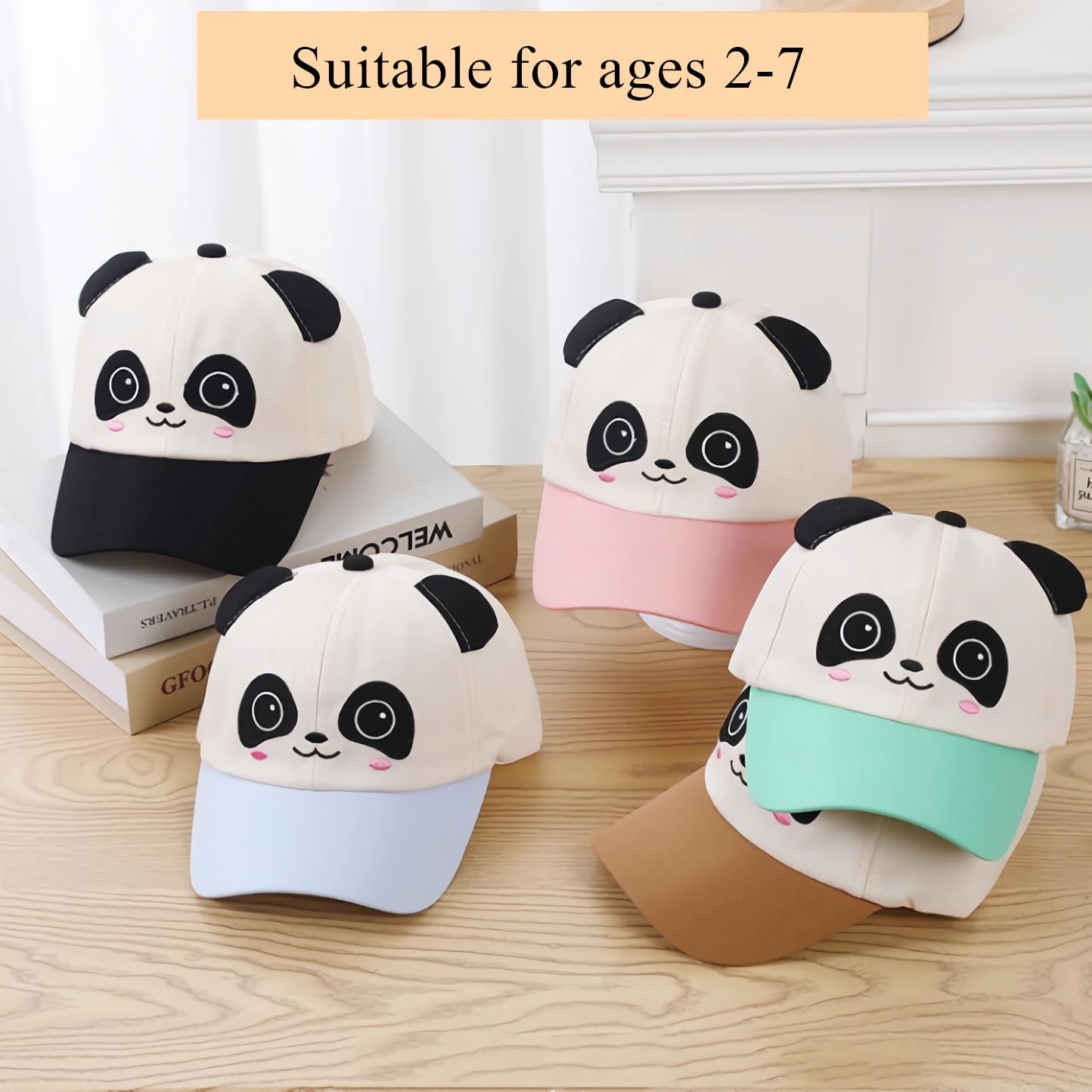 Бейсболка SJTJSPX Panda Kids UV Protection Adjustable Soft Cotton, фото №6