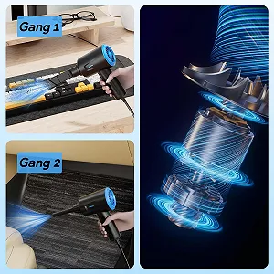 Електрична повітродувка Goweto 500 W 5.74 oz для ПК та офісу synthetic.ua - Фото 1