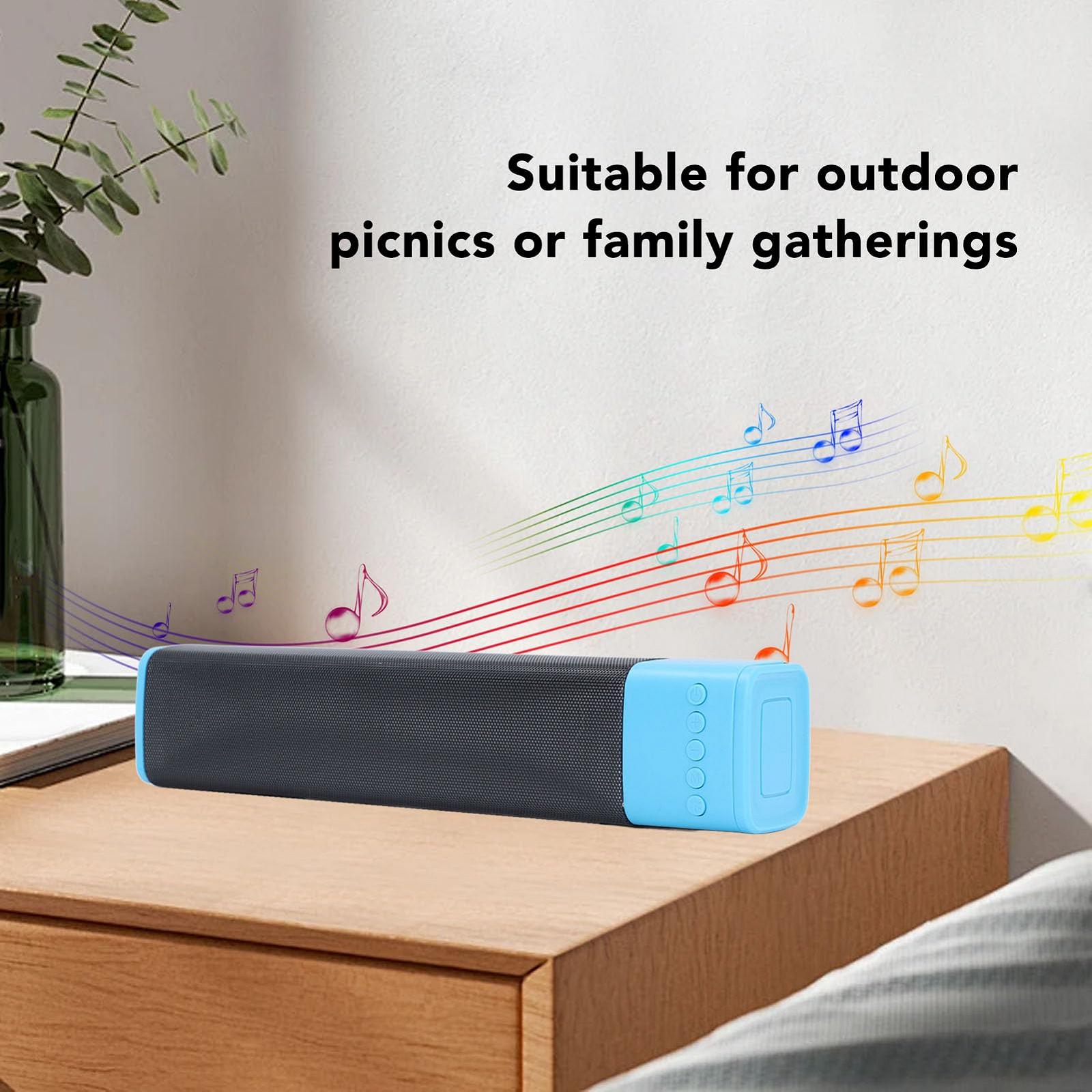 Soundbar VBESTLIFE RGB 2.0 Channel Multicolor BT USB AUX для Laptop Phone (Blue), фото №3