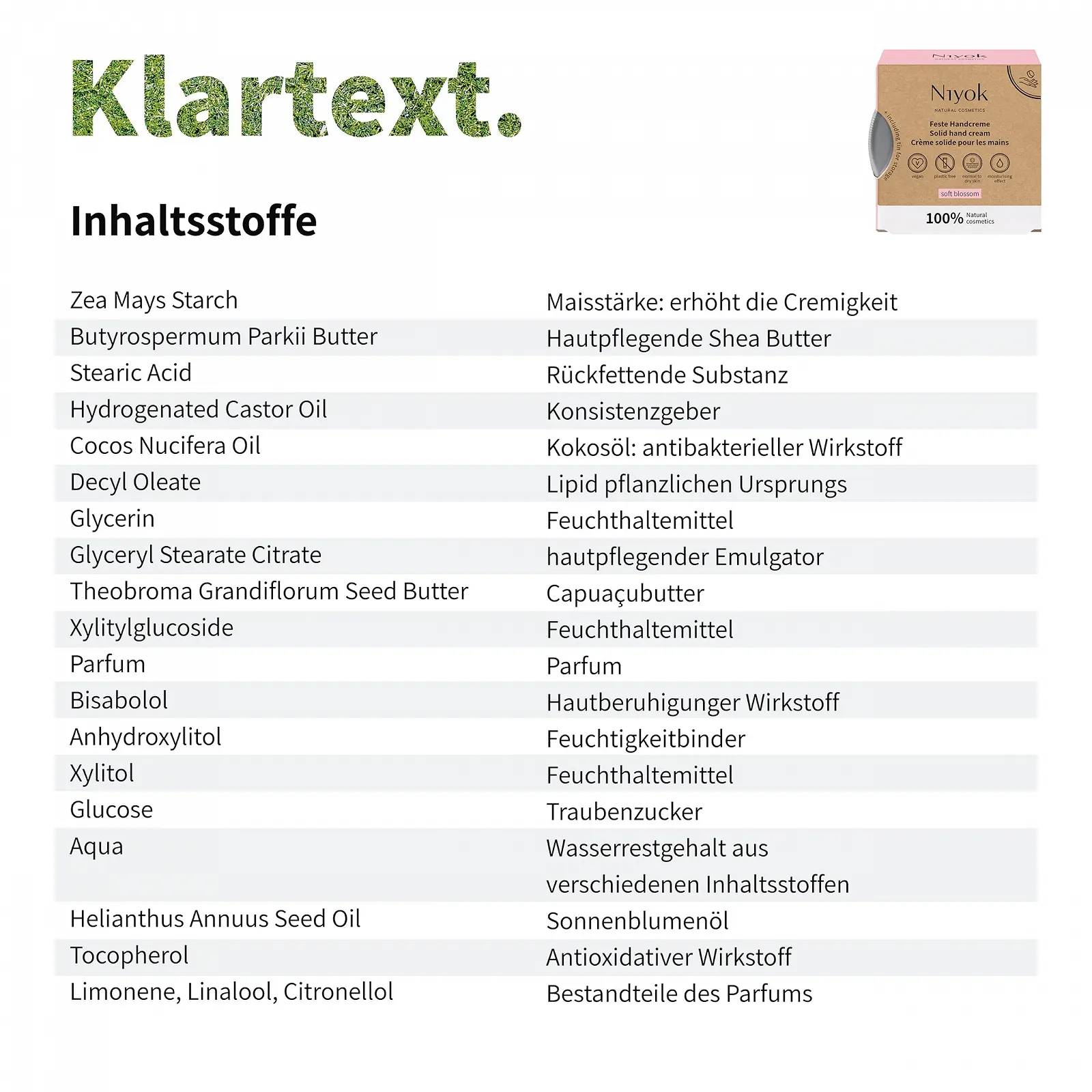 Крем для рук Niyok Soft Blossom Вітамін Е 50 г, фото №2 Крем для рук Niyok Soft Blossom Вітамін Е 50 г, фото №2