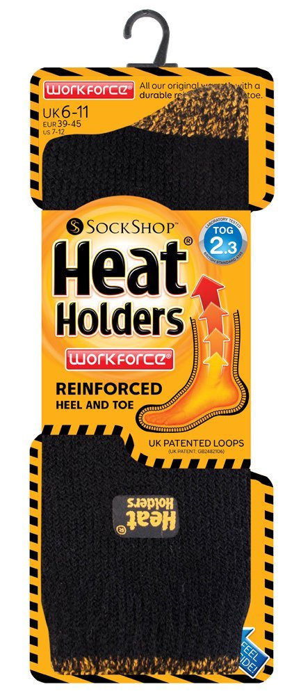 Женские носки HEAT HOLDERS 1 пара Heat Holder Employee 2.3 TOG Усиленная пятка и носок Рабочие чулки, фото №2