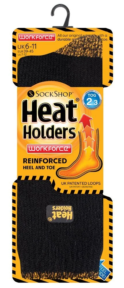Женские носки HEAT HOLDERS 1 пара Heat Holder Employee 2.3 TOG Усиленная пятка и носок Рабочие чулки, фото №2