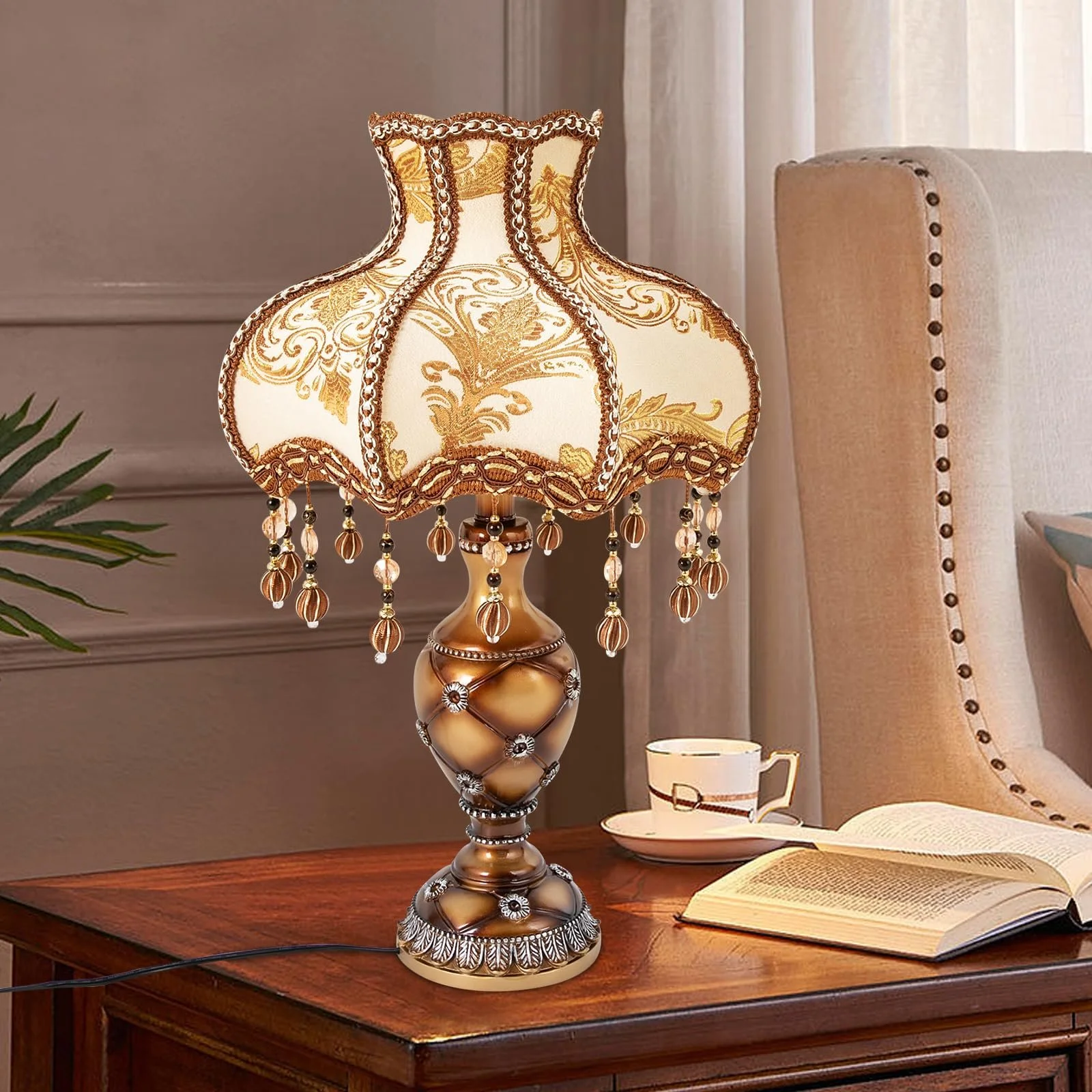 Настільна лампа Vintage Dimmable Reading Lamp Rechargeable E26/E27, фото №10