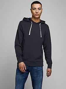 Худі JJEHOLMEN SWEAT HOOD NOOS 12136885-Navy Blazer-Fit:REG FIT Jack&Jones Темно-синій XL - Фото 1
