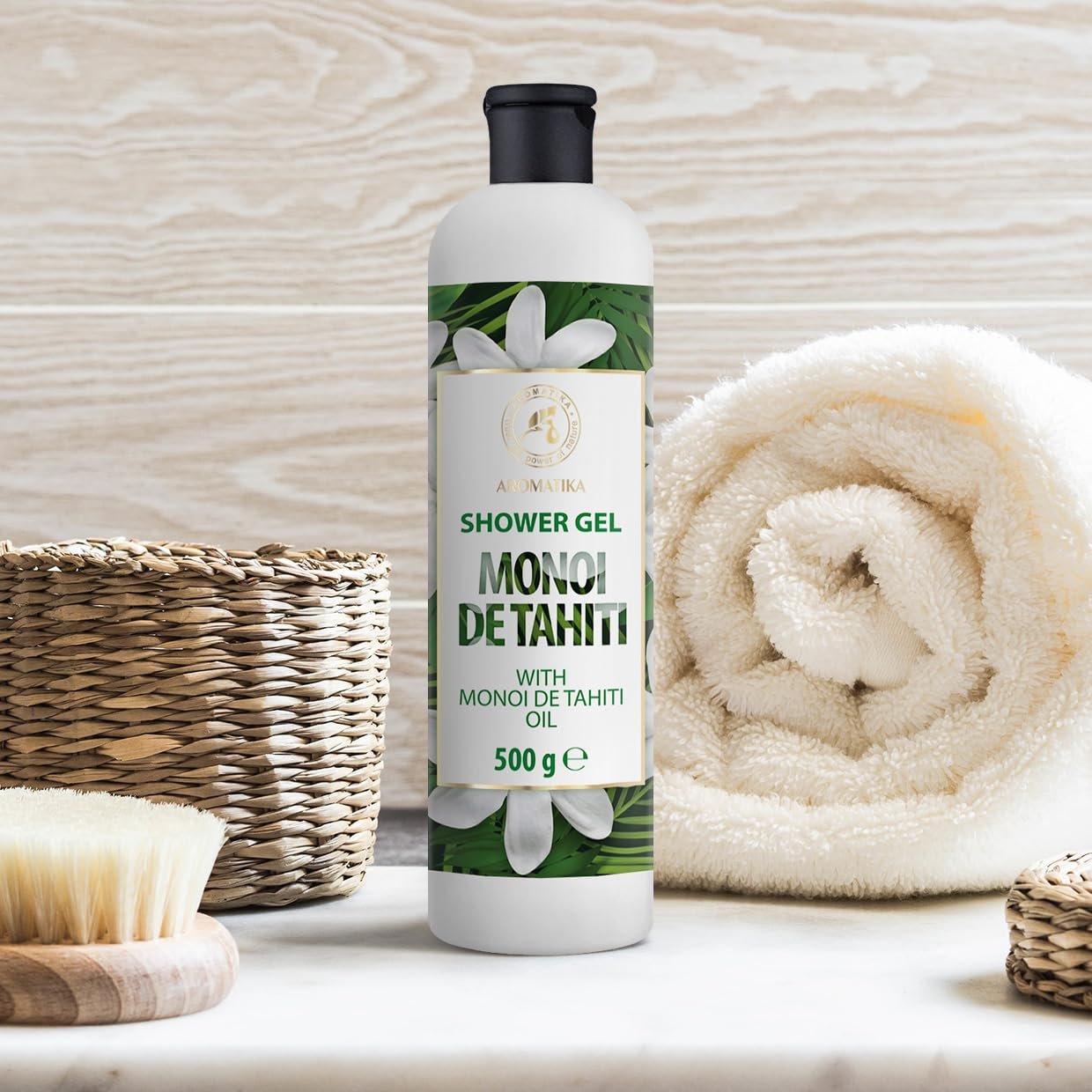 Гель для душа Monoi de Tahiti с маслом моной 500 мл, фото №3