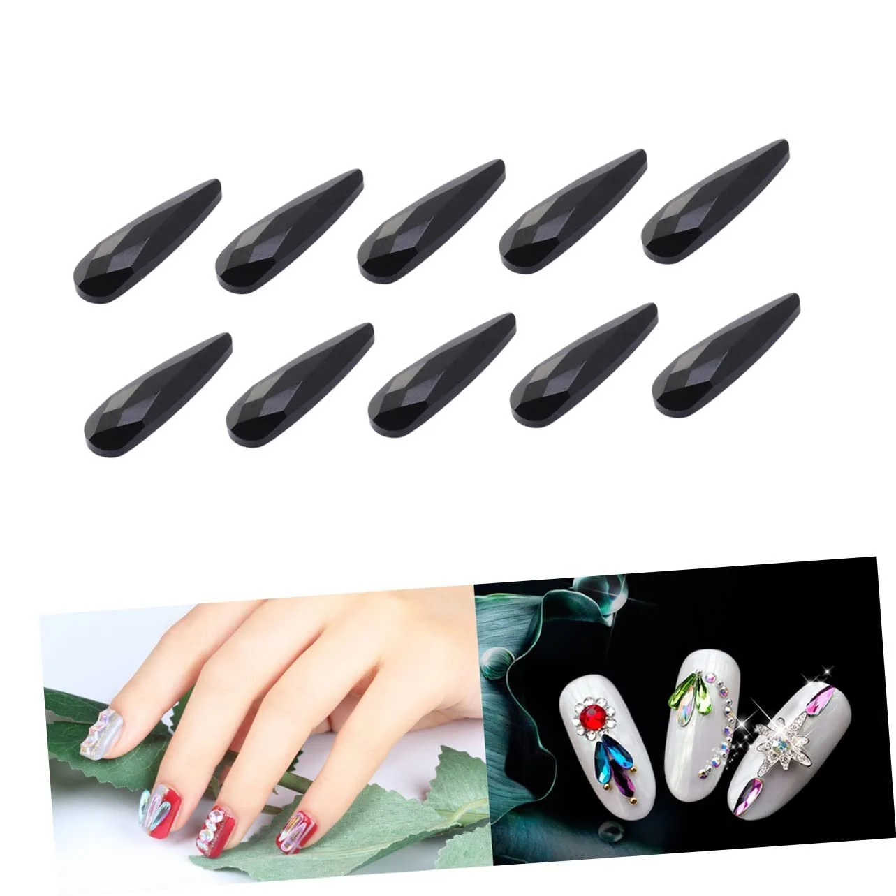 Стразы Плоские Coheali 3D Шармы AB Кристаллы Блестящие Капли, фото №5 Стразы Плоские Coheali 3D Шармы AB Кристаллы Блестящие Капли, фото №5