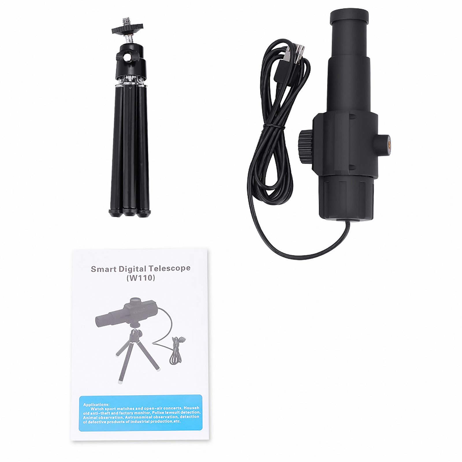 Монокуляр PUSOKEI 2MP Цифровий 70x Zoom Smart USB з детекцією руху з монокуляром з штативом, фото №6