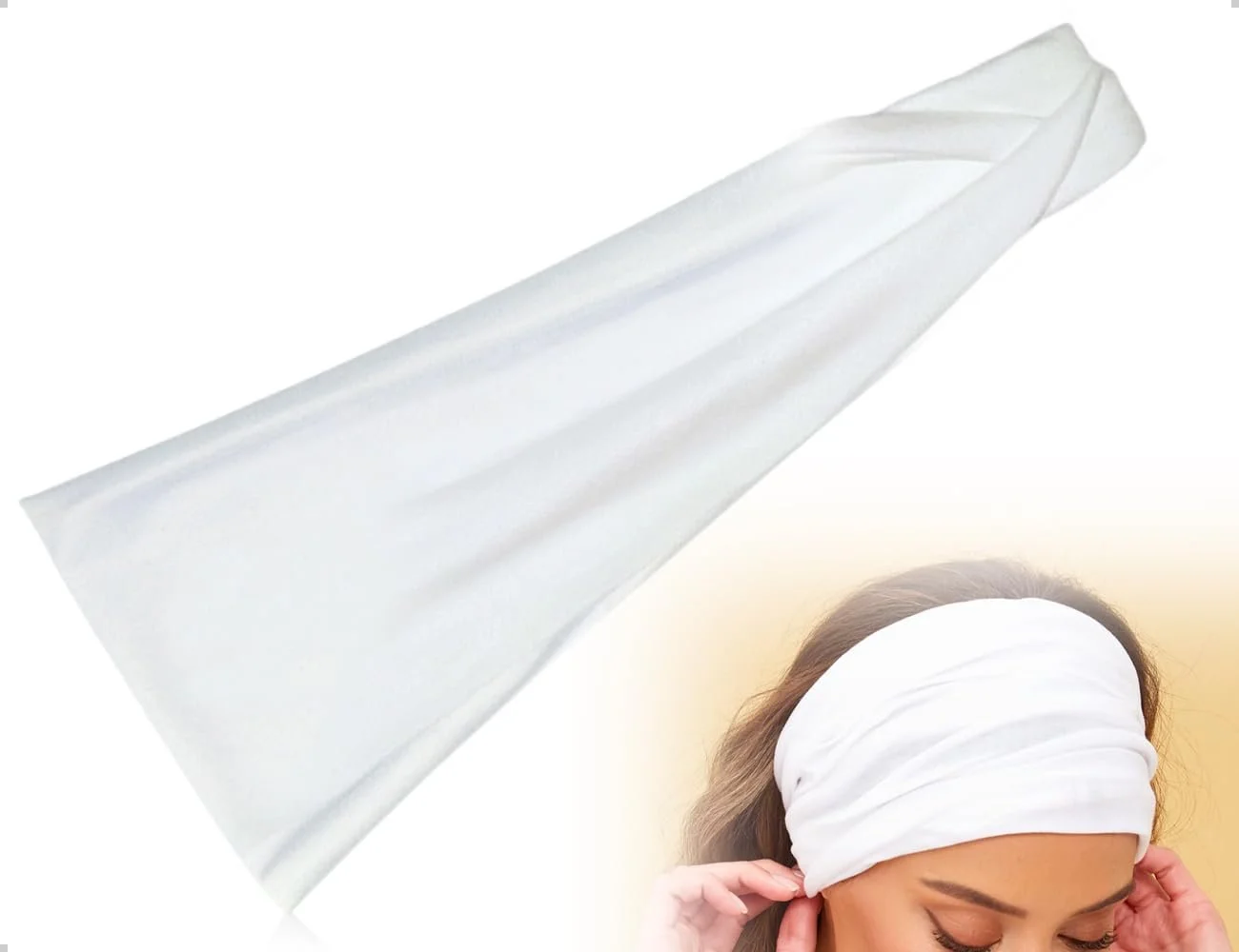 Пов'язка для волосся Еластична широка, фото №1