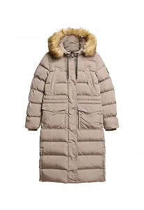 Пальто Superdry Long Everest Faux Fur Жіноче - Фото 1