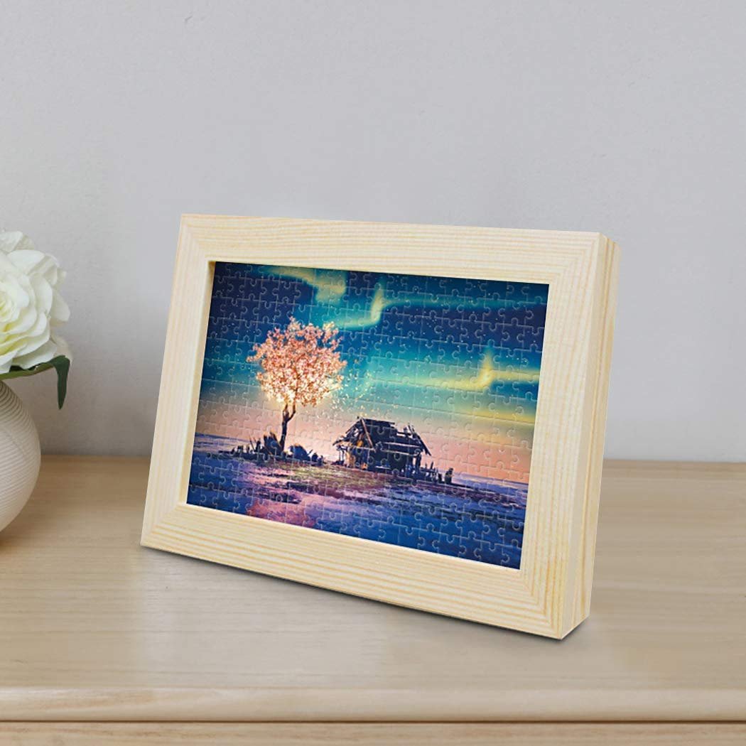 Набор мини-пазлов LUUFAN Night Sky, Elk, Polar Impression 3 шт. 150 элементов 15 x 10 см, фото №5