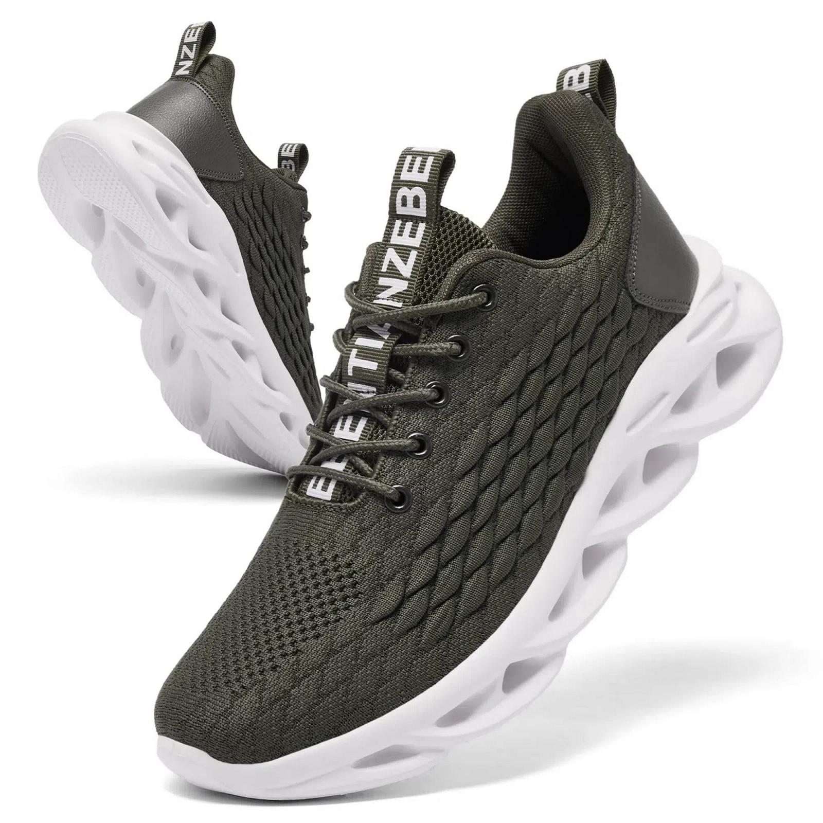 Кросівки TIANZEBEN Спортивні Чоловічі Для Бігу Тенісу Ходьби Легкі Дихаючі, фото №1