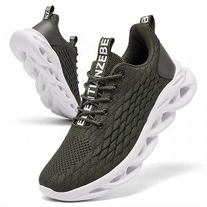 Кроссовки TIANZEBEN Спортивные Мужские Для Бега Тенниса Ходьбы Легкие Дышащие - Фото 1