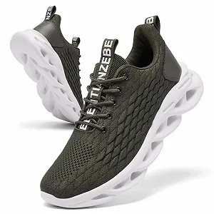 Кроссовки TIANZEBEN Мужские Спортивная Обувь для Бега Тенниса Ходьбы Легкие Дышащие - Фото 1